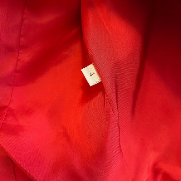 Doncaster New York Floral Linen & Silk Jean Jacket Style, Size 4, Lined, Pockets - Picture 7 of 11